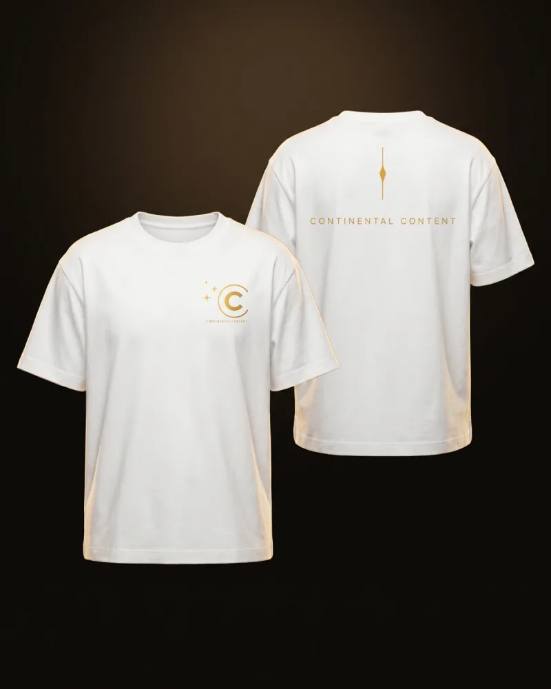 Casual Cont White T